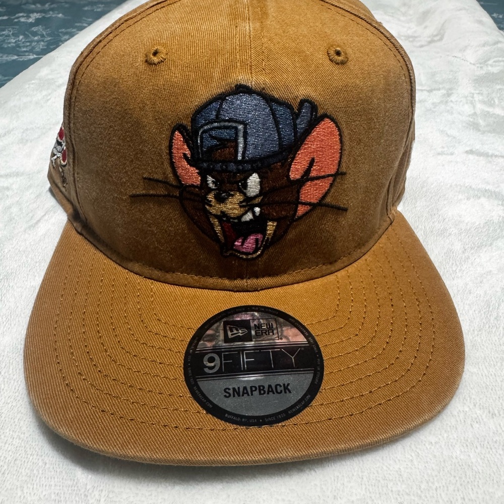 New Era Brown Snapback Hat Tom & Jerry